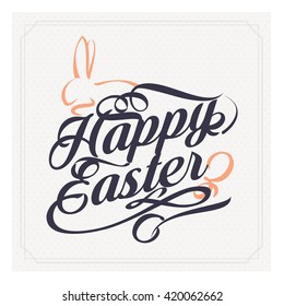 Happy easter vector design.