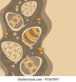 Happy Easter vector design