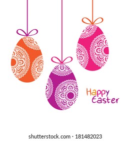 Happy Easter. Vector illustration.