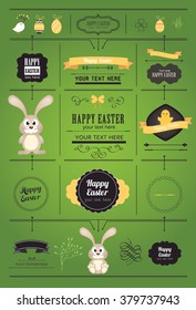 Happy Easter. Vector illustration