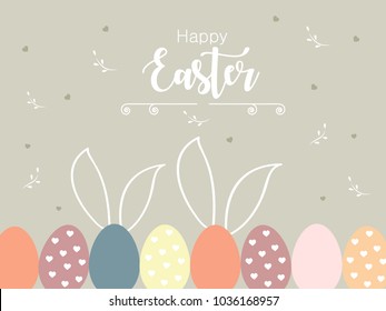 Happy Easter, Vector Illustration design.