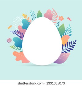 ilustración vector Happy Easter, tarjeta de saludo, afiche