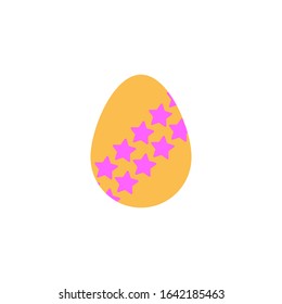  Happy Easter vector. Illustration. Heart vector icon, love symbol.  Holiday decoration.   Organic ingredient.