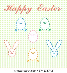 Happy Easter vector picture