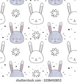 Happy easter. Vector seamless pattern