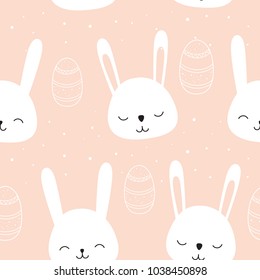 Happy easter. Vector seamless pattern