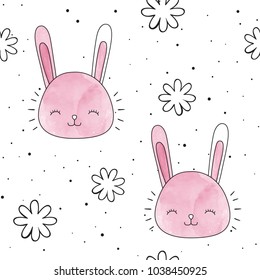 Happy easter. Vector seamless pattern