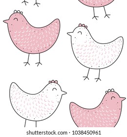 Happy easter. Vector seamless pattern