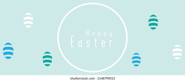 Happy Easter vector template design