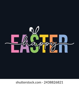 Happy Easter, Vibes, Bunny, Kids Easter, Easter Shirt, Squad, Easter Bunny