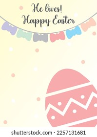 Happy Easter virtual card! Send it to someone you love or put it on your social media.