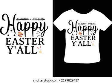 Happy Easter y'all svg design