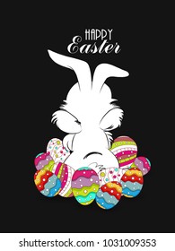 Happy Easter,Easter eggs 