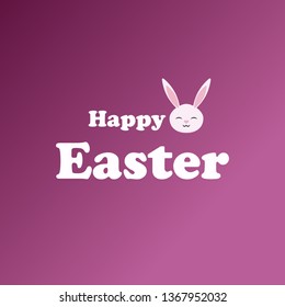 Happy Easter.Easter Eggs isolated on red background.Vector illustration-Vector