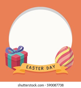 Happy Easter's Day, Vector Illustration, Rabbit, Bunny, Lunar, Flower, Celebration, Decoration, Colourful, Colorful, Cute
Background, Card, Postcard, Poster, Banner, Template, Frame, Calligraphy, Hand