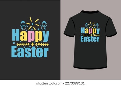 Happy Easter.This is an editable eps vector file.