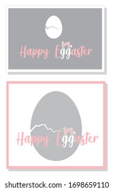 Happy Eggater Card, Hello Spring, Vector, Illustration