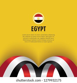 Happy Egypt Independence Day Vector Design Illustration Template