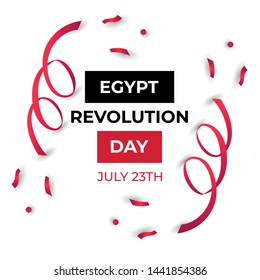 Happy Egypt Revolution Day Vector Design Template Illustration