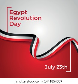 Happy Egypt Revolution Day Vector Design Template Illustration