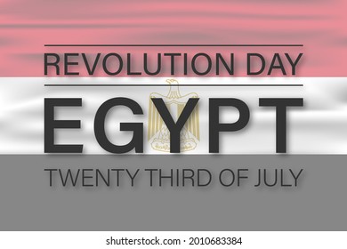 Happy Egypt Revolution Day Vector Design Template Illustration