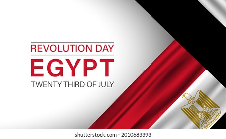 Happy Egypt Revolution Day Vector Design Template Illustration