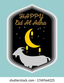 HAPPY EID AL ADHA BACKGROUND VECTOR DESIGN