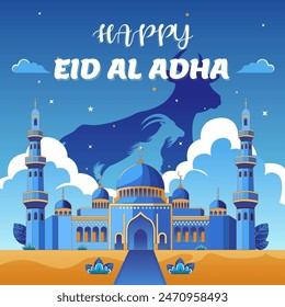 Happy eid al adha background