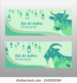 happy eid al adha banner template