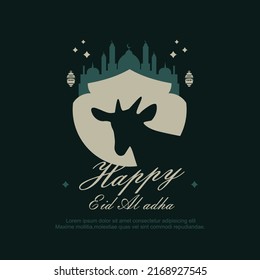 Happy eid al adha banner template