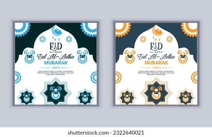 Happy eid al adha Design, Vektorvorlage