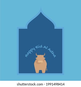 Happy Eid al Adha Mubarak flat
