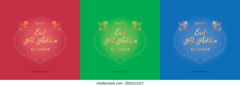 Happy Eid Al Adha Mubarak Greeting Card