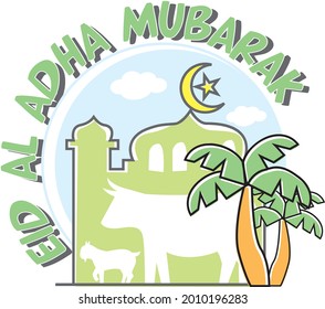 HAPPY EID AL ADHA MUBARAK ISLAM FESTIVAL