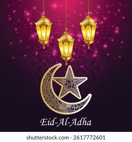 Happy eid al adha Mubarak Feier Hintergrund