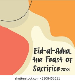 happy eid al adha social media template