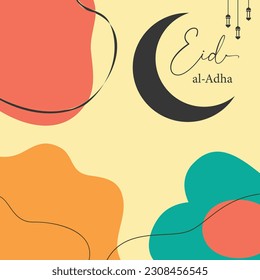 Happy eid al adha Social Media-Vorlage