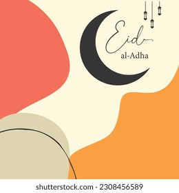 happy eid al adha social media template