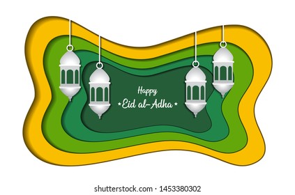 Happy Eid Al Adha Vector Illustration