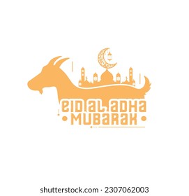 happy eid al adha vector poster