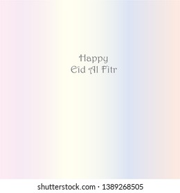 happy Eid al Fitr on opal gem gradient background. The illustration is so luxury, beauty, and precious. Describe the purity of Islamic Ramadan art.  use for banner, background, card, theme, wallpaper
