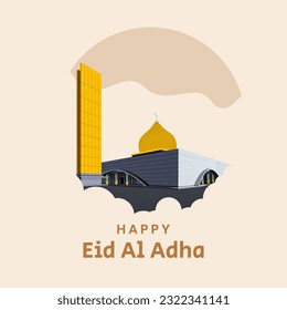 Happy Eid Al-Adha 2023 Islamic Holiday Template Design