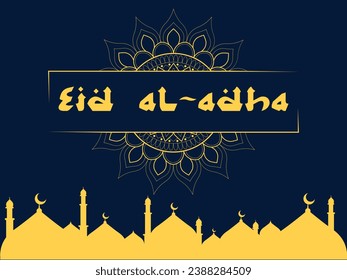 Happy Eid al-Adha. The "Happy Eid al-Adha" illustration is a poignant and heartfelt portrayal of one of the most significant Islamic festivals
