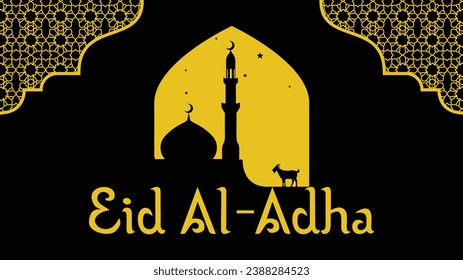 Happy Eid al-Adha. The "Happy Eid al-Adha" illustration is a poignant and heartfelt portrayal of one of the most significant Islamic festivals
