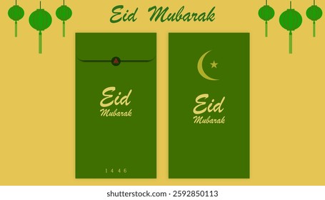 happy eid al-fitr celebration envelope 