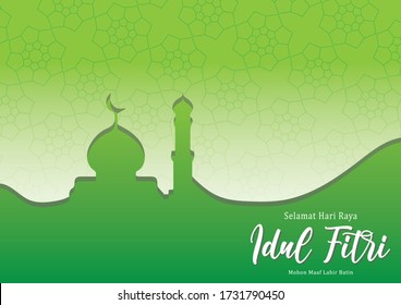 Happy Eid Fitr, Eid Mubarak - Selamat Hari Raya Idul Fitri
