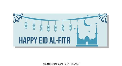 Happy Eid Holiday Event Banner Template