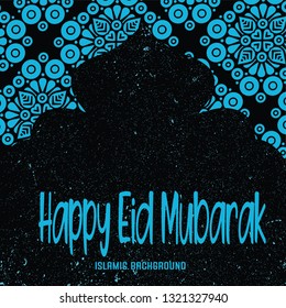 happy eid mubarak background