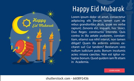 Happy Eid Mubarak Conceptual Design