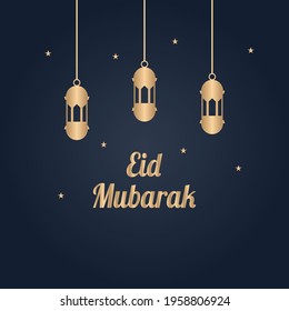 Happy eid mubarak design template